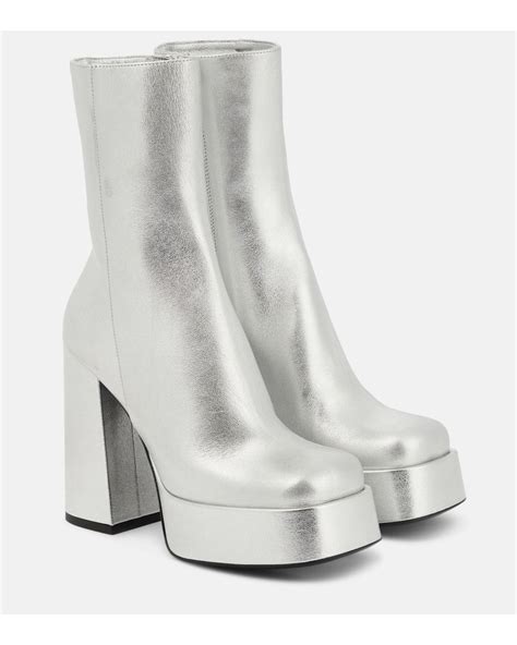 versace boots white|versace aevitas platform boots.